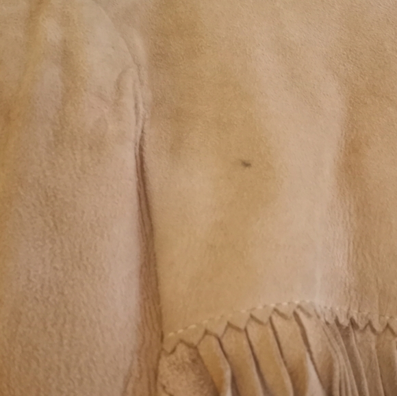 Vintage Rare Jo Kay Western 50s 60s Fringe Suede Bohemian Butter Soft Jacket NFR - Picture 6 of 9